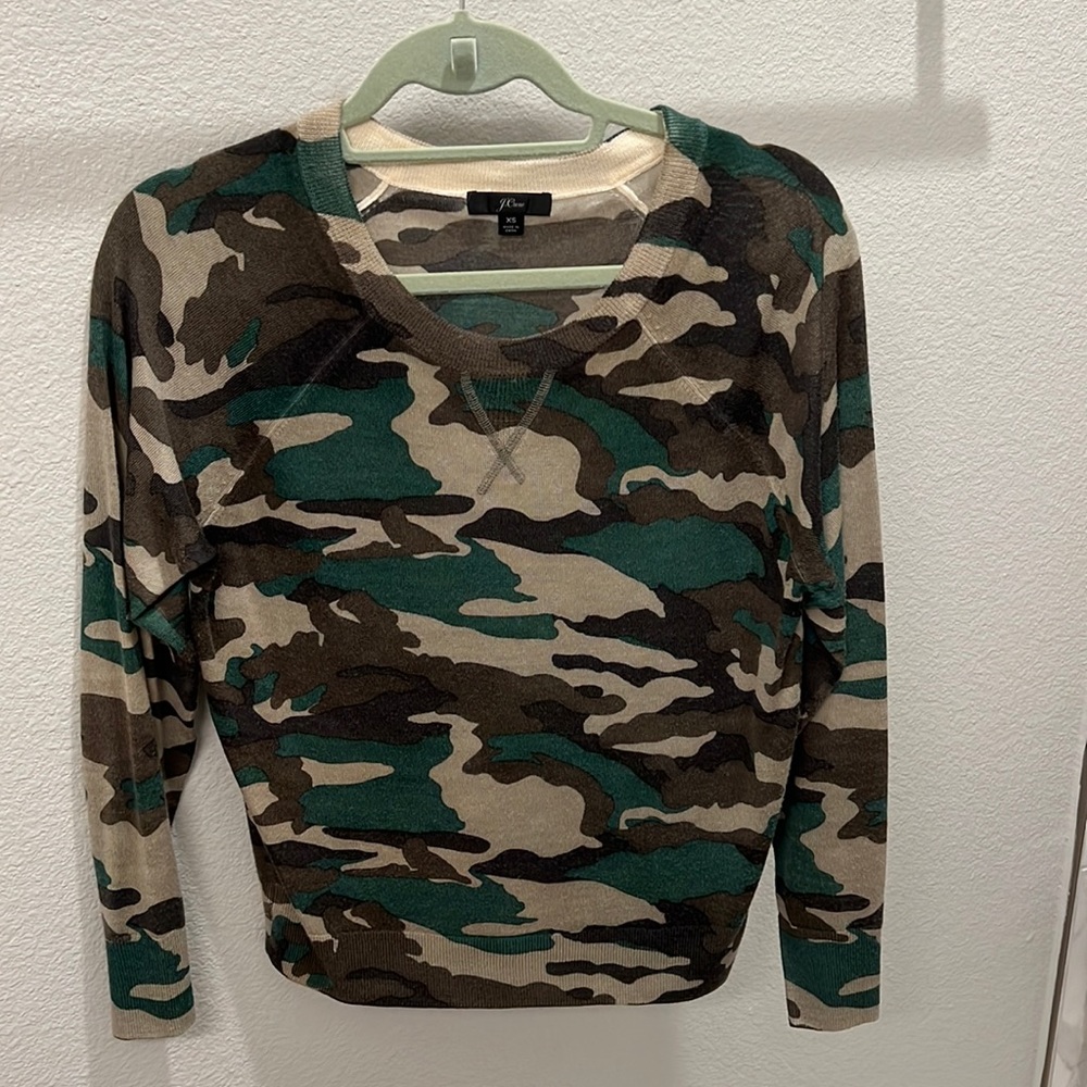 J.Crew cami crew neck light sweater